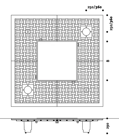 Grille d'arbre REGULUS