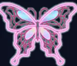 Papillon nervuré de face