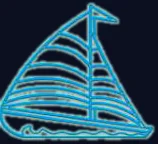 Voilier bleu