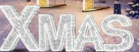 Lettres XMAS blanches