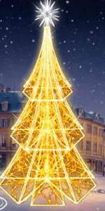 Sapin conique filaire géant