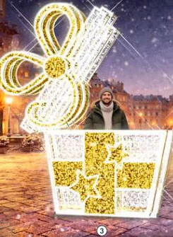 Cadeau ouvert grand nœud