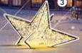Étoile glitter au sol