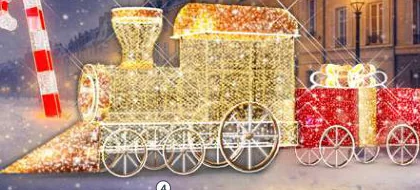 Locomotive et wagon cadeau