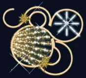 Boule dorée et anneaux