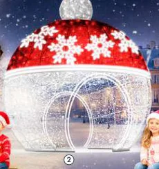 Boule bonnet traversable