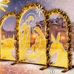 Crèche trois arches