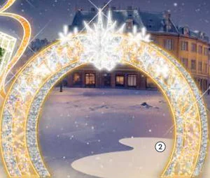 Arche flocon scintillant