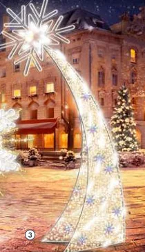 Étoile filante blanche