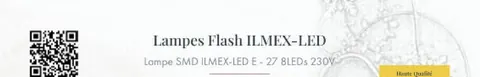 Lampe Flash SMD ILMEX-LED E-14 18LEDs 230V