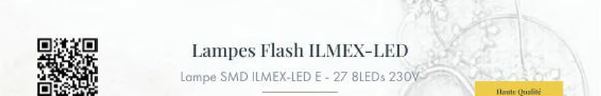 Lampe Flash SMD ILMEX-LED E-14 8LEDs 230V