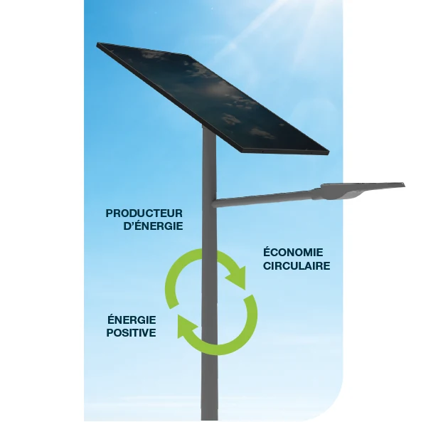 Visuel du candélabre solaire ENOA